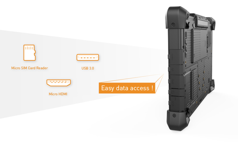 Tablette durcie Co-Worker CW12W - 12 pouces - IP65